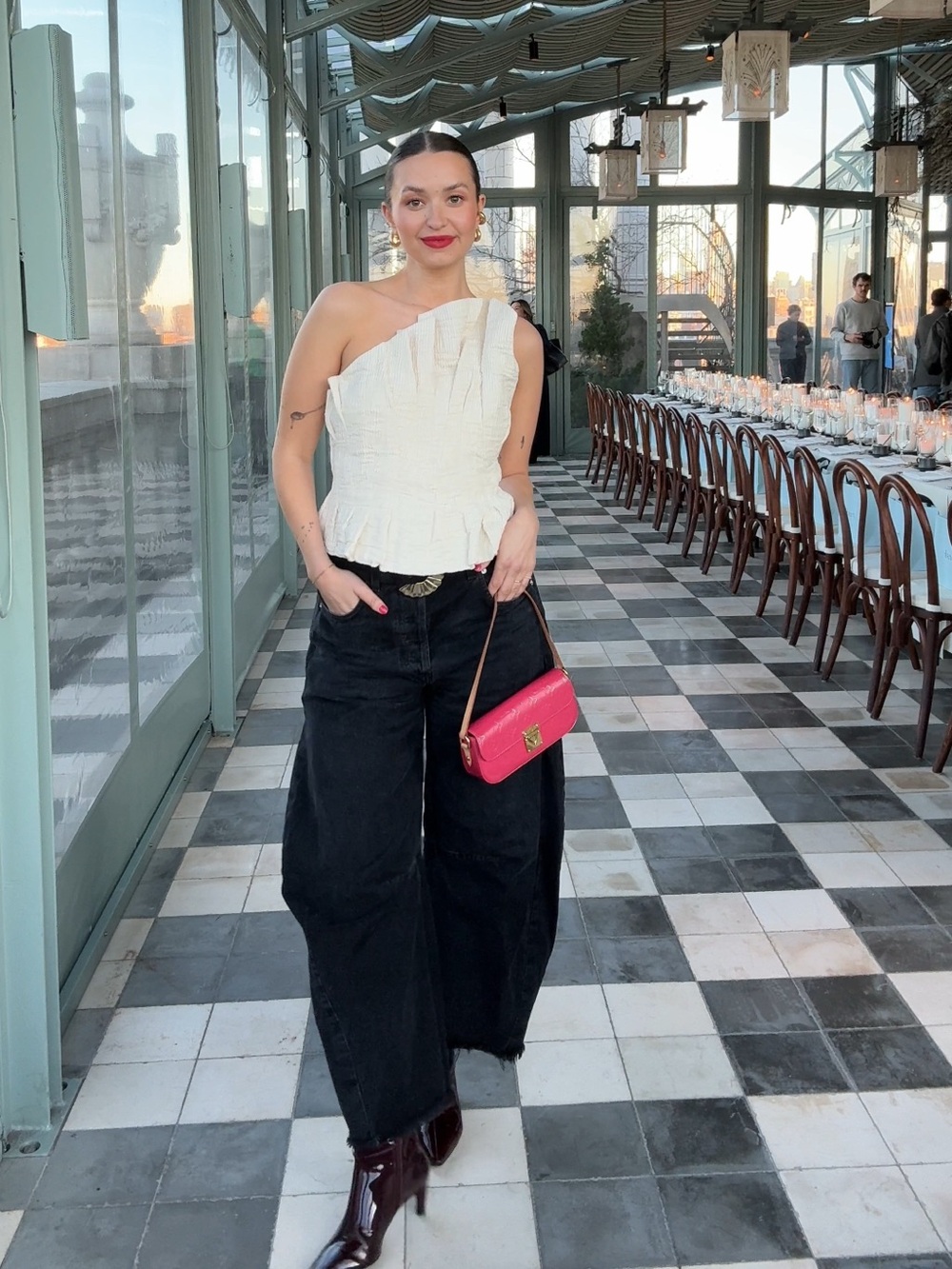 & Other Stories Sculptural Corset Top